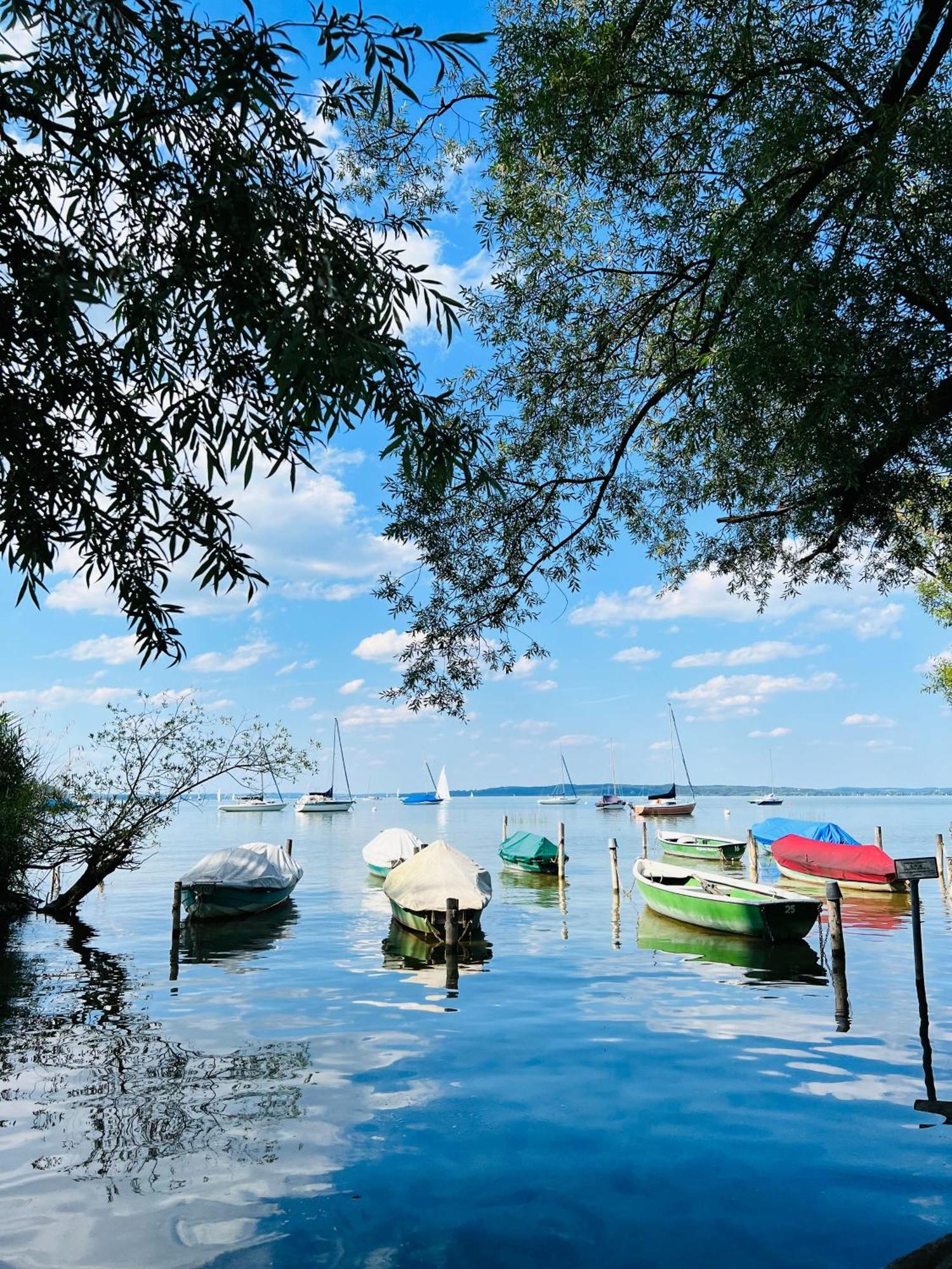 Schlafen Im Atelier - Einzigartiges Gaestezimmer Am Ammersee Apartment Schondorf am Ammersee Exterior foto